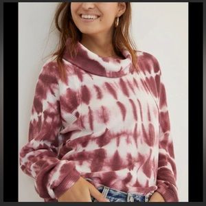 Anthropologie Pilcro Tye Die Cowl Neck long sleeve Thermal